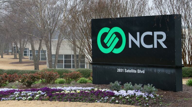 NCR offices in Duluth on Satellite Boulevard. NCR relocated from Dayton, Ohio, to Duluth in 2009. BOB ANDRES / BANDRES@AJC.COM