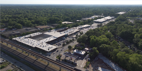 An aerial view of the Lee + White development in Atlanta's West End neighborhood (Courtesy of Lee + White)