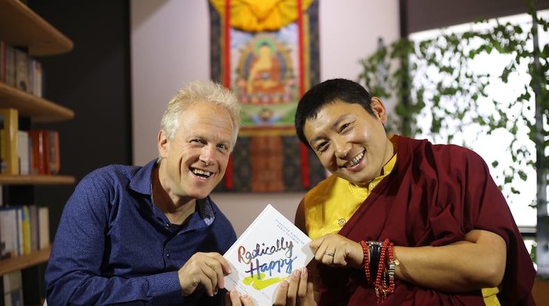 Erric Solomon and Phakchok Rinpoche, authors of "Radically Happy".