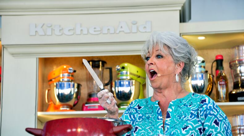 MIAMI BEACH, FL - FEBRUARY 23: Paula Deen attends KitchenAid® Culinary Demonstrations during the Food Network South Beach Wine & Food Festival at Grand Tasting Village on February 23, 2014 in Miami Beach, Florida. (Photo by Frazer Harrison/Getty Images for Food Network SoBe Wine & Food Festival) MIAMI BEACH, FL - FEBRUARY 23: Paula Deen attends KitchenAid® Culinary Demonstrations during the Food Network South Beach Wine & Food Festival at Grand Tasting Village on February 23, 2014 in Miami Beach, Florida. (Photo by Frazer Harrison/Getty Images for Food Network SoBe Wine & Food Festival)