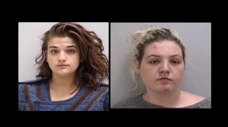 Keisha Cone (left), Rachel Ridley (Credit: Bartow County Sheriff's Office)