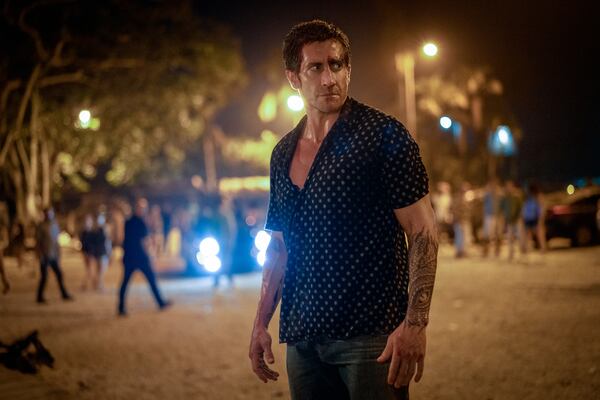 Jake Gyllenhaal starred in a reboot of “Road House” on Amazon. A sequel to the 2024 film is currently shooting some scenes in Savannah. (Laura Radford/Amazon)