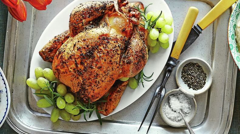 Sunday’s Classic Roast Chicken is from Atlanta cookbook author Cynthia Graubart’s new book, “Sunday Suppers.” Contributed by Time Inc. Books/Iain Bagwell