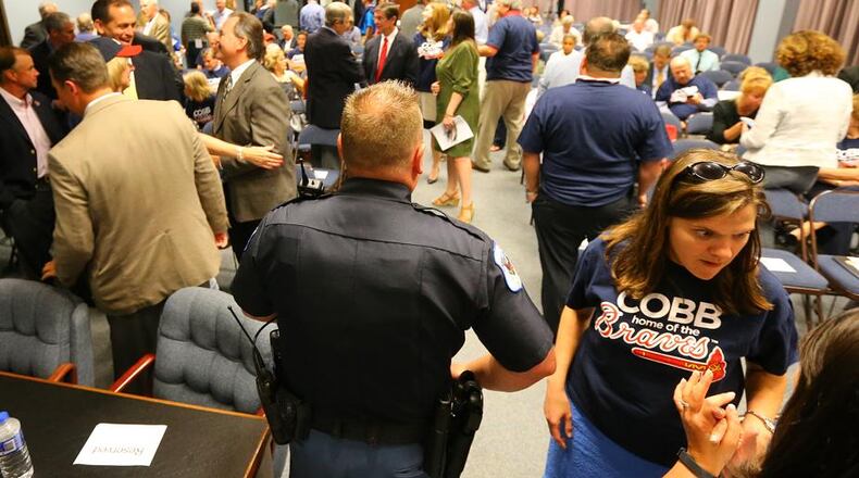 Cobb County has varied rules for public comment during government meetings.