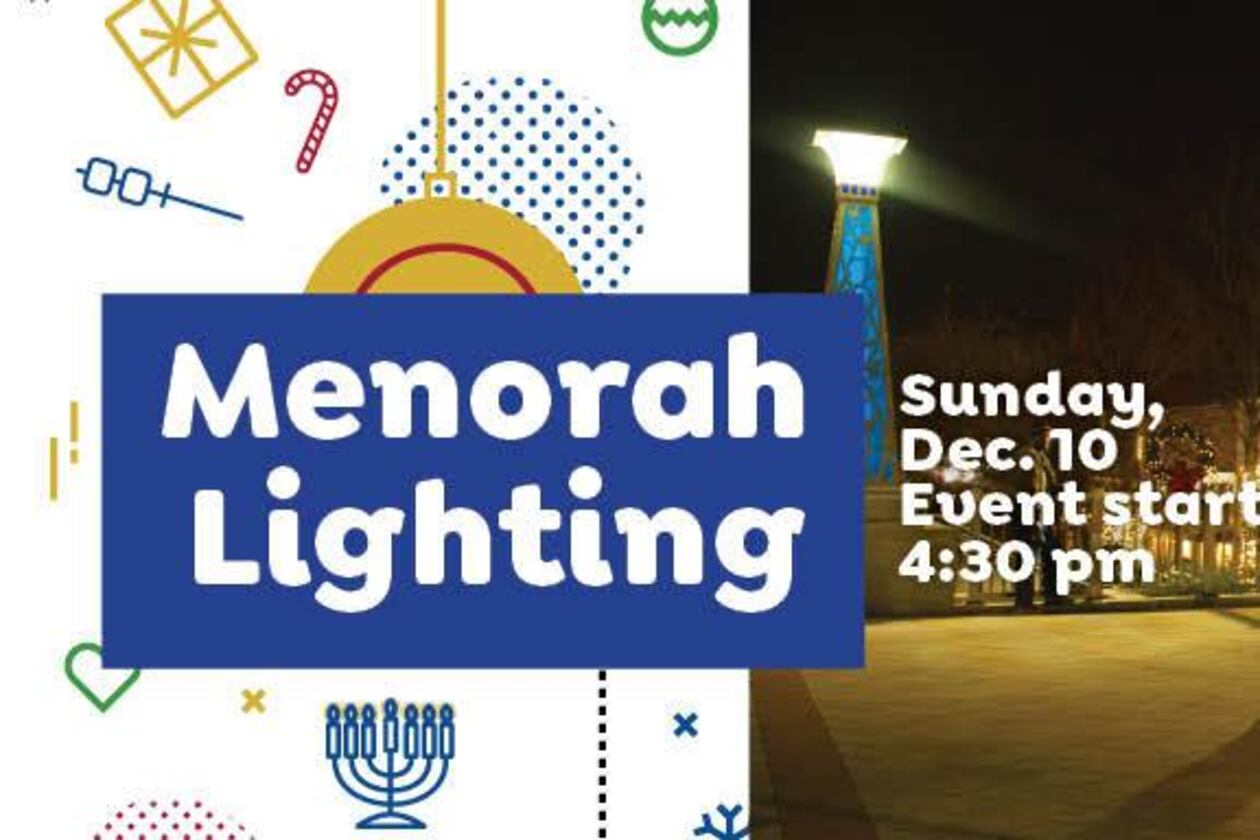 Sponsored by Chabad Intown Atlanta, Menorah Lighting on the Square is scheduled for 4:30 p.m. Dec. 10. Enjoy hot latkes, doughnuts, music, crafts for children and photos with Mr. Dreidel. (Courtesy of Chabad Intown Atlanta)
