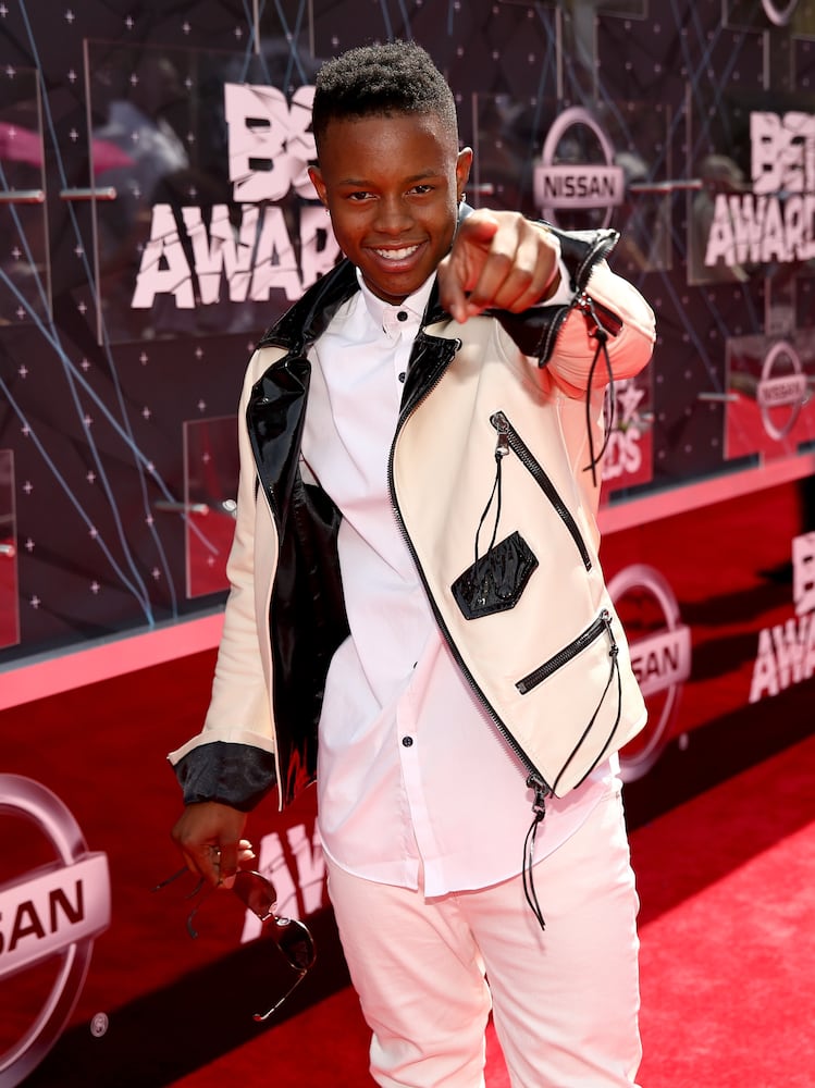 Red carpet at the 2015 BET Awards