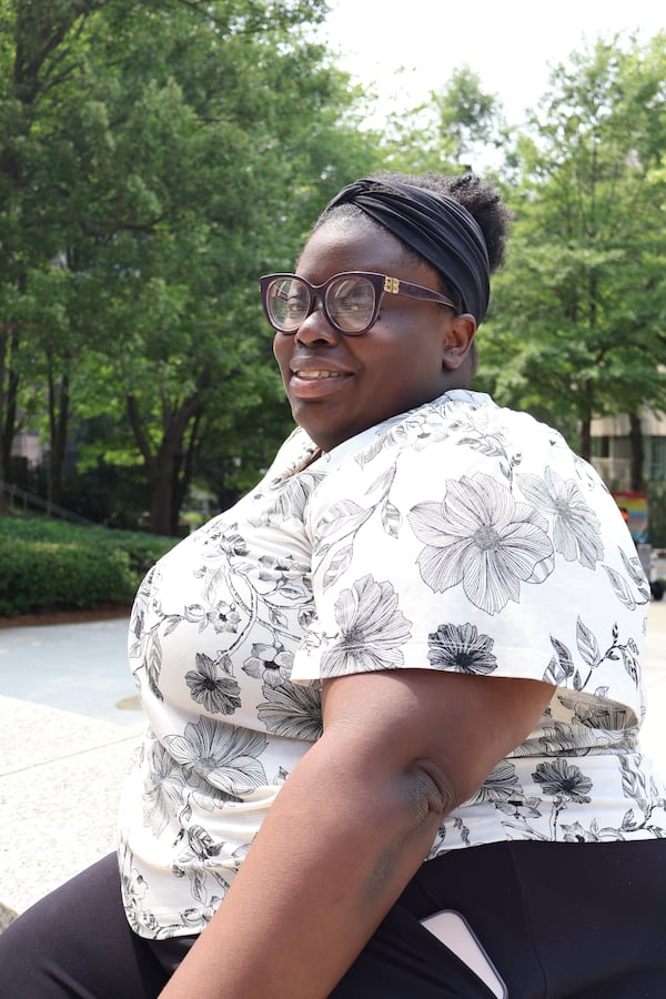 Tierra Stone, Morgan State University, Ida B. Wells Fellow. Tierra also produced content for UATL. (Kevin Pernell/AJC)
