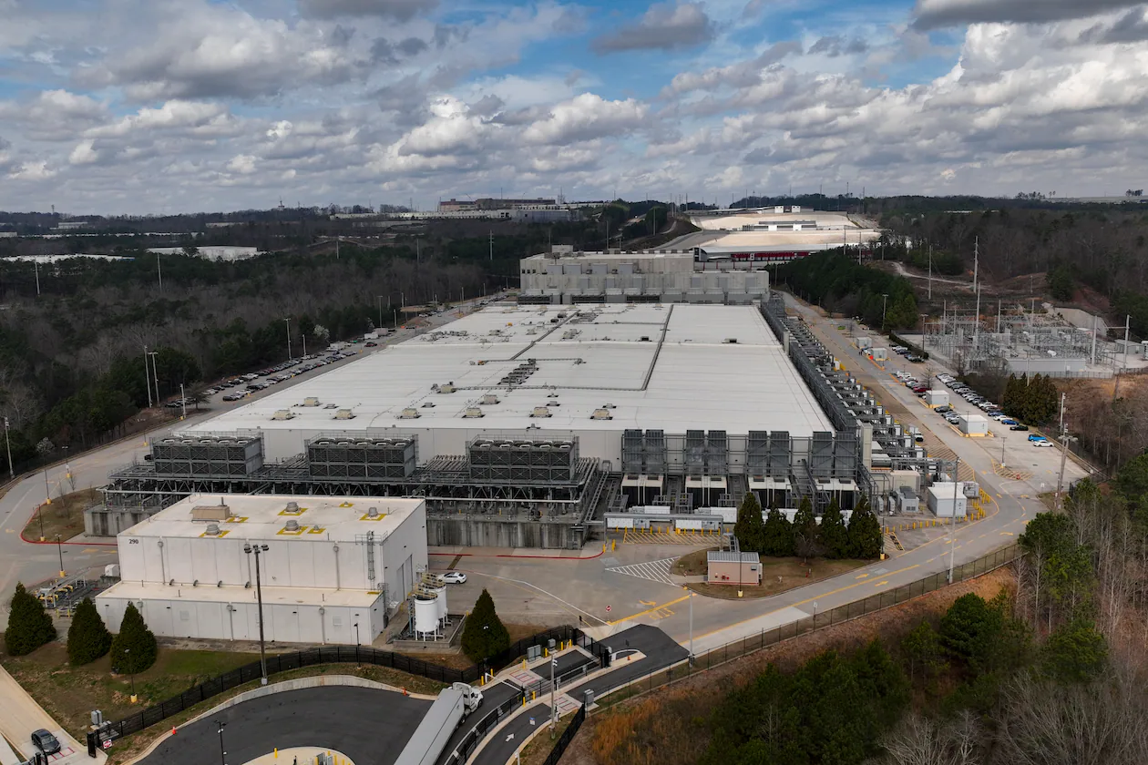 The Douglas County Google Data Center complex in Lithia Springs is one of the many data centers in Georgia. (Mike Stewart/AP)