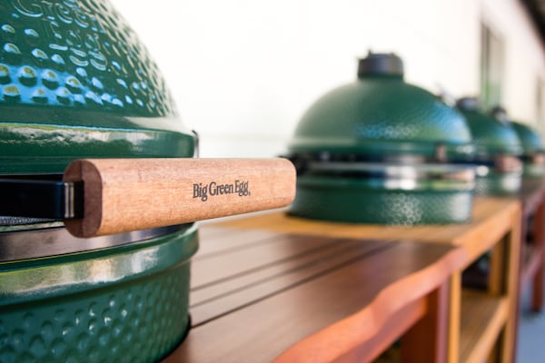 A Big Green Egg might be part of your July 4th grilling. (Henri Hollis/AJC)
