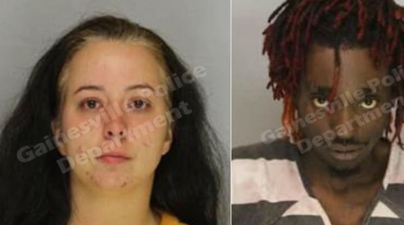 Jessica Melear (lef)t, Dalvontae Stephens