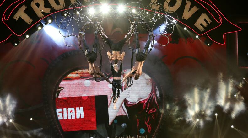 Pink, just hanging around.