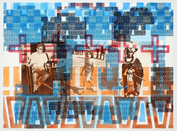 "Influences of Ancestors" (2019) by Tony A. Tiger. Photo: Courtesy of Tony A. Tiger