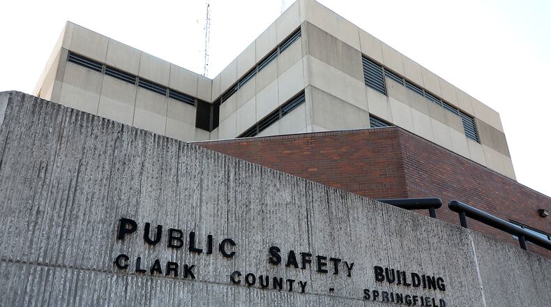An inmate at the Clark County Jail was found hanging in his cell before deputies cut him down and gave him CPR on Tuesday morning. BILL LACKEY/STAFF.