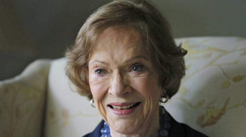 Former first lady Rosalynn Carter. (Bob Andres/The Atlanta Journal-Constitution/TNS)