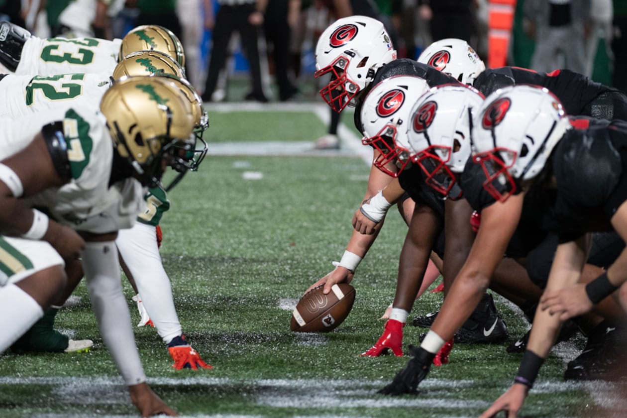 The long-awaited and highly-anticipated quarterfinal game between Gainesville and Hughes headlines the Georgia high school football semifinals Friday night. (Jamie Spaar for the AJC 2022)