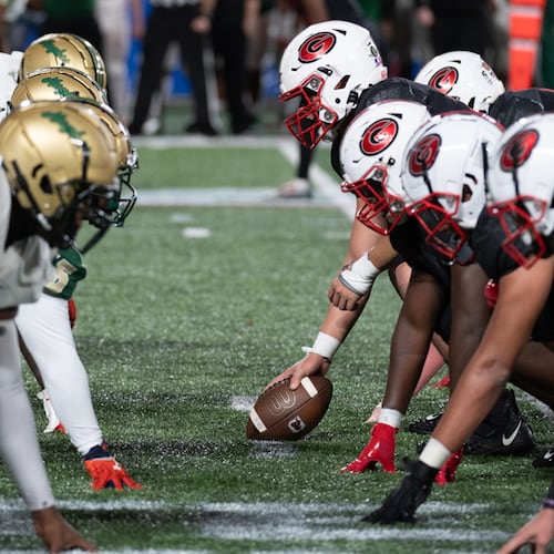 The long-awaited and highly-anticipated quarterfinal game between Gainesville and Hughes headlines the Georgia high school football semifinals Friday night. (Jamie Spaar for the AJC 2022)