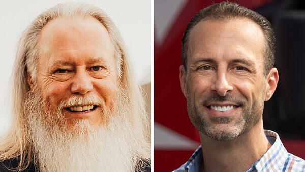 Republican candidates Steve West (left) and Jason Dickerson are vying for a seat in the Georgia Legislature. 