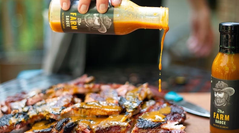 Barbecue sauce from the Farm Sauce. Courtesy of the Studio B Photography