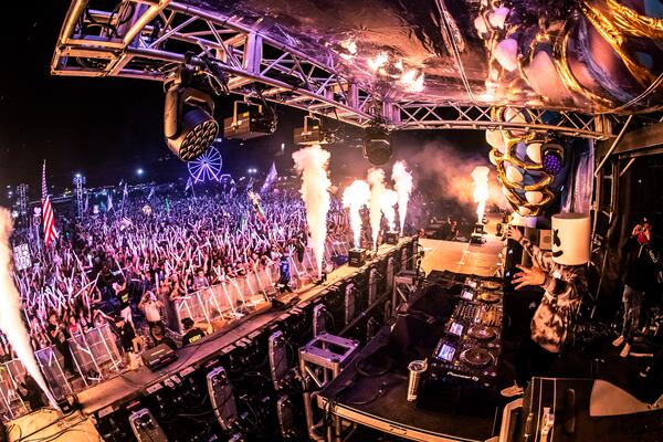 EDM star Marshmello performed at the 2019 Imagine Music Festival in Atlanta. Photo: DV Photo Video