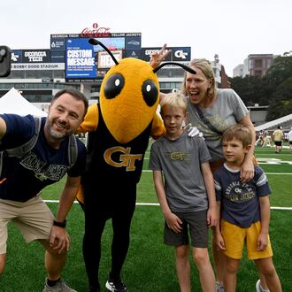 Get ready for Georgia Tech’s football season at First Saturday on the Flats on Saturday, Aug. 8. The annual event features tailgate games, autographs and more. (Hyosub Shin/AJC)