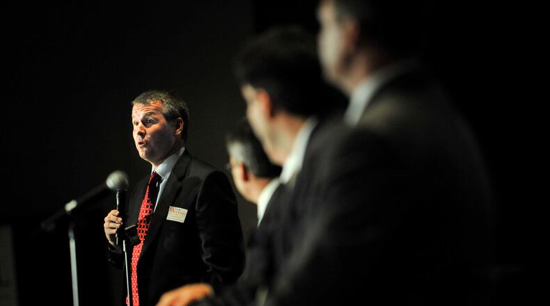 U.S. Rep. Rob Woodall during his first campaign for Congress in 2010, AJC file/Hyosub Shin