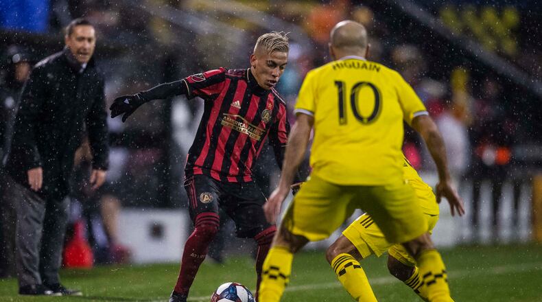 Atlanta United played Columbus on Saturday in an MLS game at Mapfre Stadium in Columbus, Ohio. (Atlanta United)