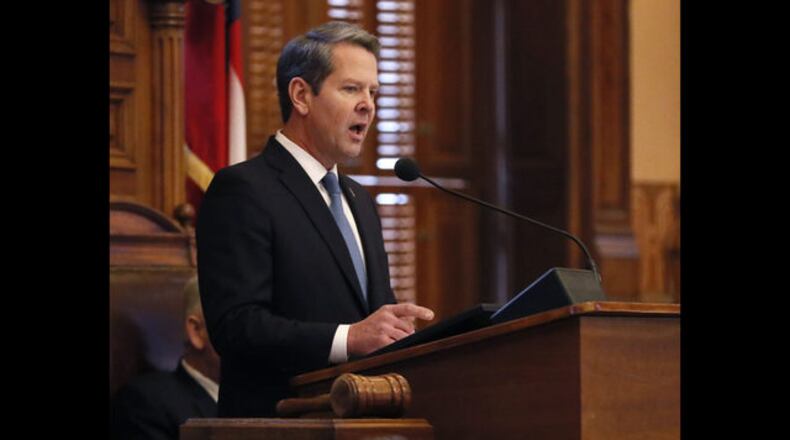 Gov. Brian Kemp. (Bob Andres/AJC)