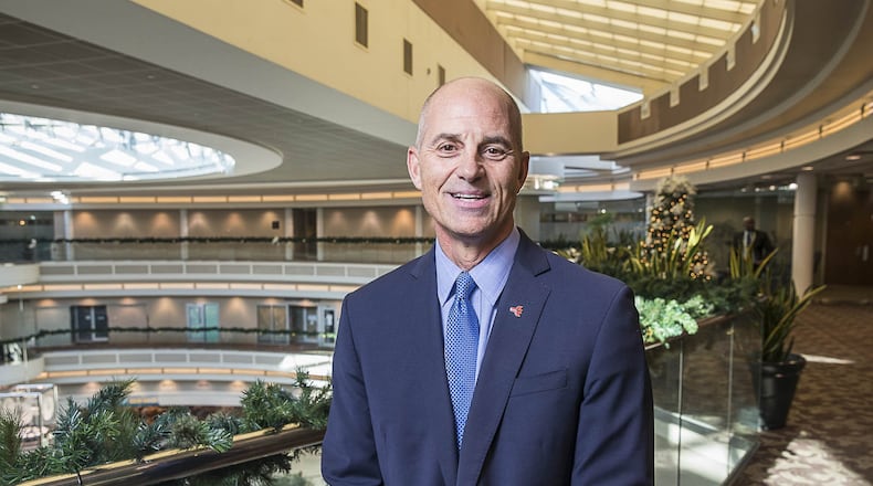 12/03/2018 — Atlanta, Georgia — Hartsfield-Jackson general manager John Selden stands for a photo at Atlanta Hartsfield-Jackson Airport in Atlanta, Tuesday, December 4, 2018. Selden is a former Navy pilot who served at the Pentagon and in Puerto Rico, and was a commercial pilot. He started out his career in airport management at New York’s Republic Airport, and joined JFK in 2008, being named deputy general manager in 2014. (ALYSSA POINTER/ALYSSA.POINTER@AJC.COM)