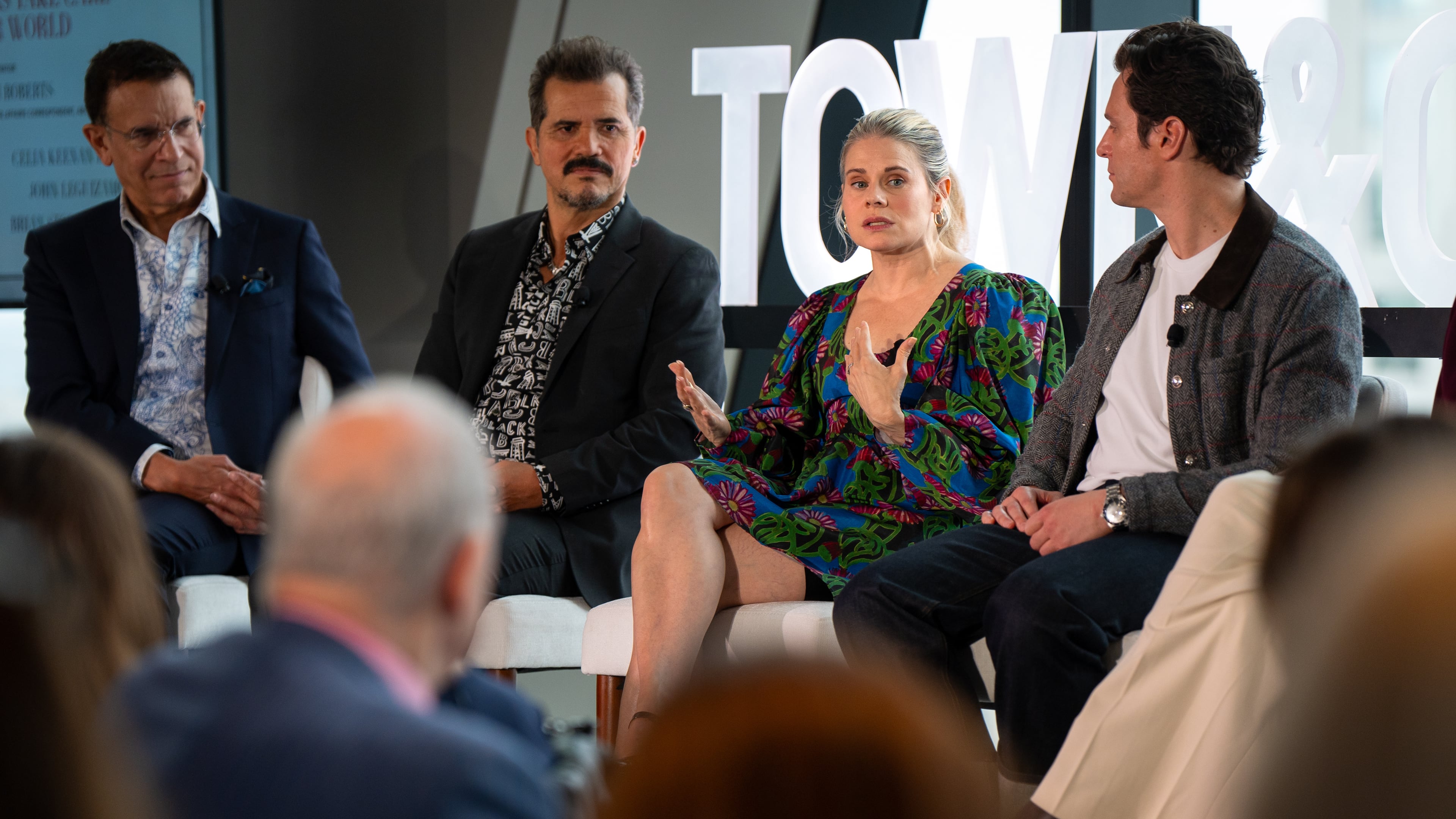 Celia Keenan-Bolger speaks on the Broadway panel at the Town & Country Philanthropy Summit luncheon on Tuesday, Oct. 28, 2025, in New York. (AP Photo/Angelina Katsanis)