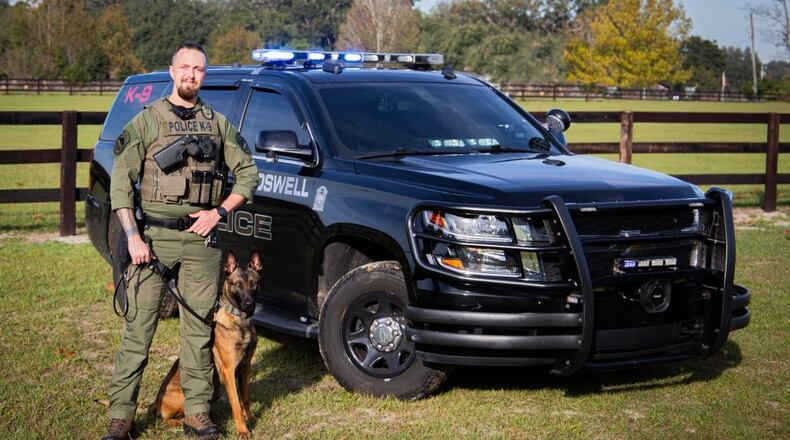 Ivar, the dog, is Roswell's newest K-9.