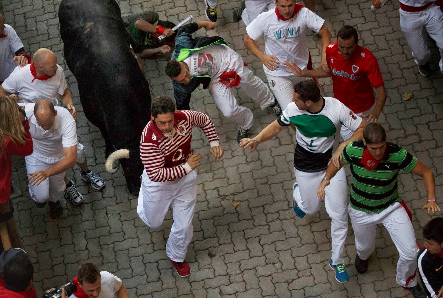 Spain running of the bulls
