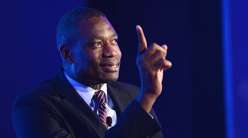 Dikembe Mutombo played five seasons for the Hawks from 1996-2001 where he twice won the Defensive Player of the Year award.