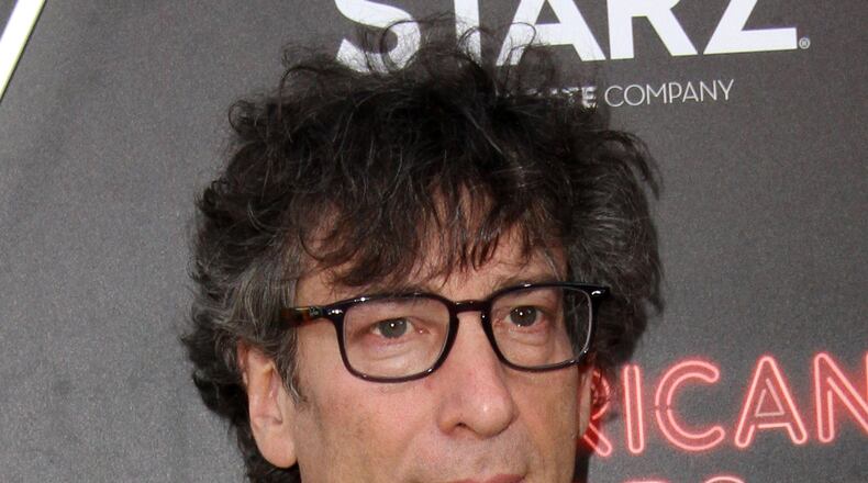 Author Neil Gaiman attends the premiere of the "American Gods" TV adaptation on April 20, 2017, at The Cinerama Dome Theatre in Los Angeles. (AdMedia/Zuma Press/TNS)