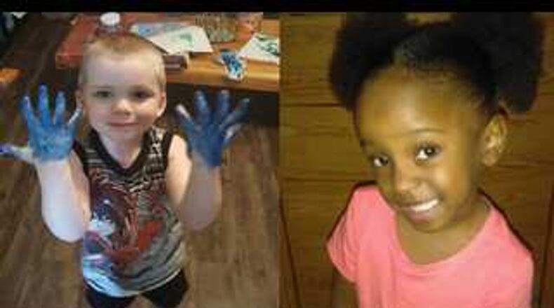 Logan Braatz (left) was killed and Syari Sanders was seriously injured following a pit bull attack on Jan. 17. (Credit: Channel 2 Action News.)