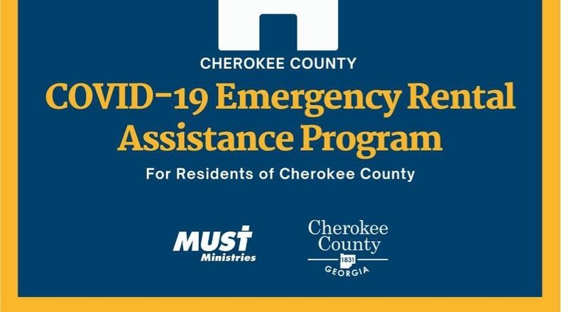 Cherokee County renters may apply for emergency rental assistance at MUSTministries.org/cherokee-co. (Courtesy of Cherokee County)