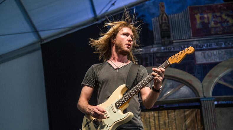 Kenny Wayne Shepherd performs at the New Orleans Jazz and Heritage Festival on Saturday, May 6, 2017, in New Orleans. (Photo by Amy Harris/Invision/AP)
