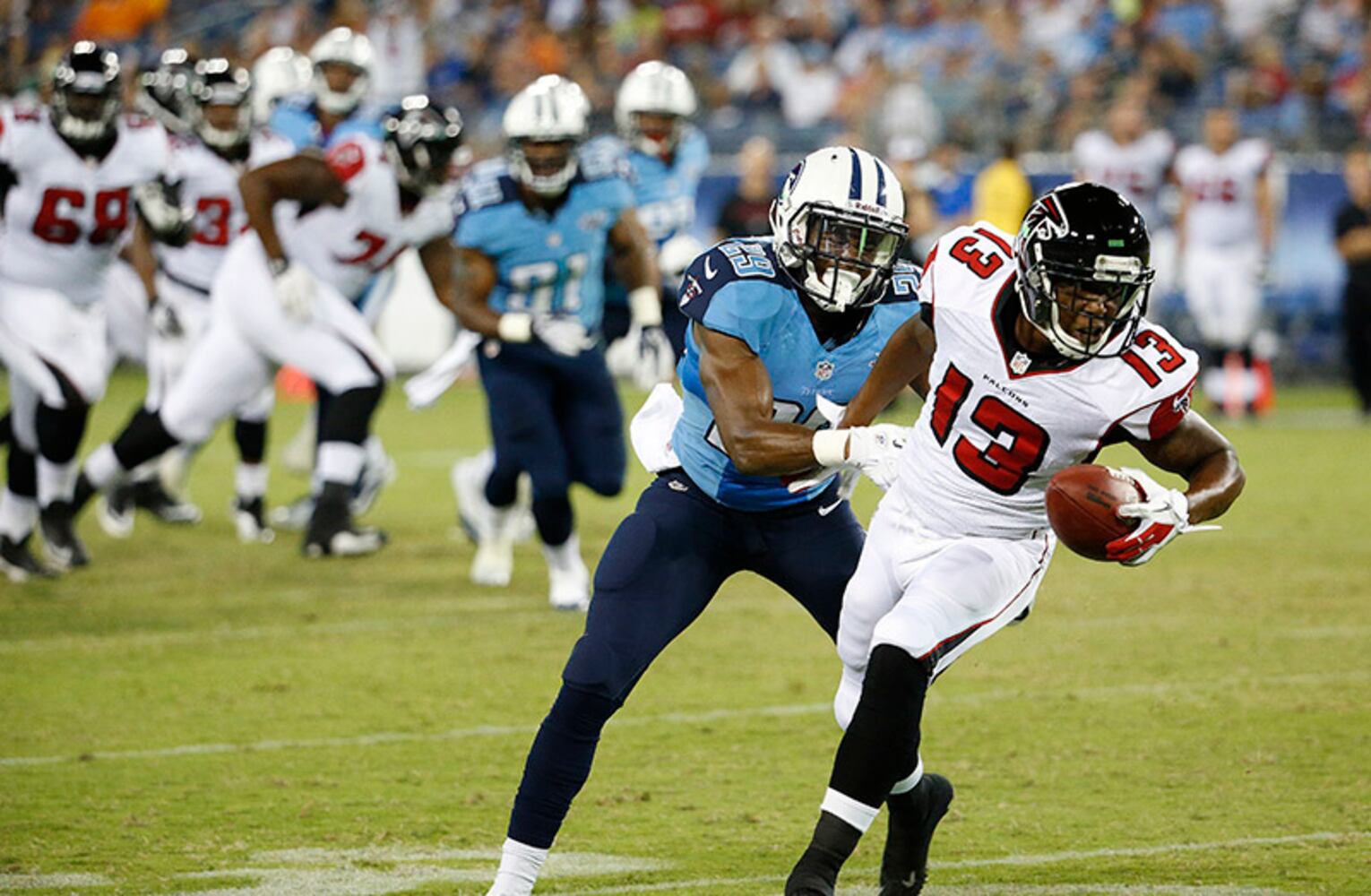 Falcons at Titans, August 24