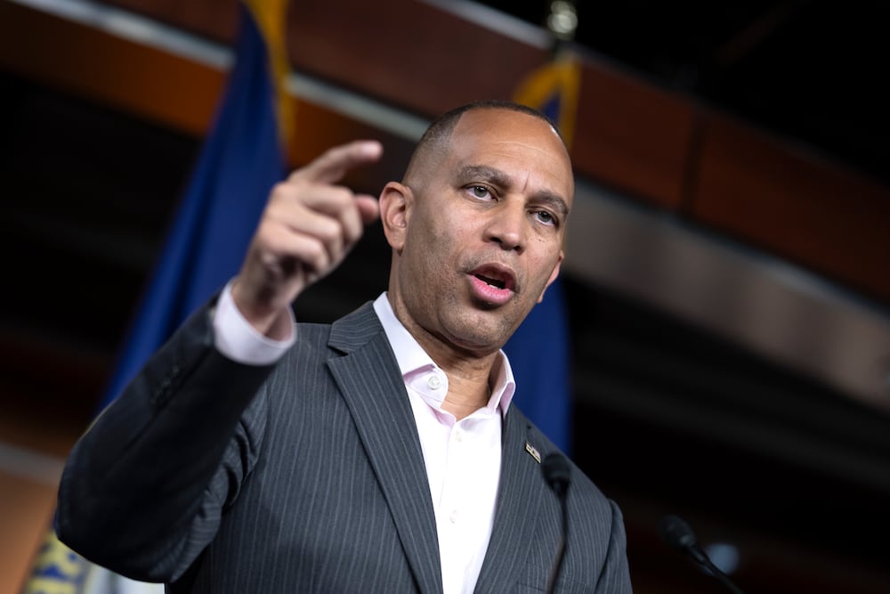 House Minority Leader Hakeem Jeffries, D-N.Y., has been critical of President Donald Trump's friendship with accused sex trafficker Jeffrey Epstein, who died in 2019.
