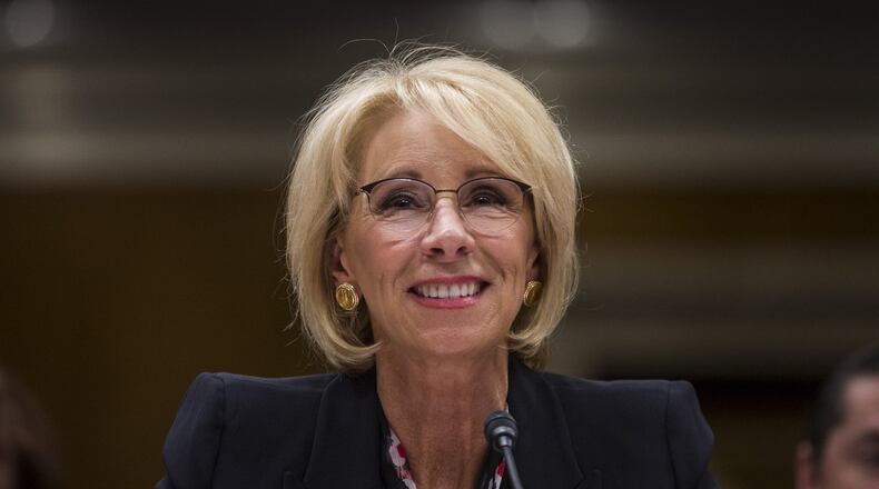 U.S. Secretary of Education Betsy DeVos. (Zach Gibson/Getty Images)