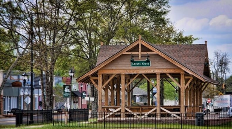 Downtown Locust Grove.