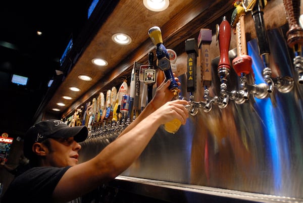 Taco Mac in Gwinnett County. (AJC File)