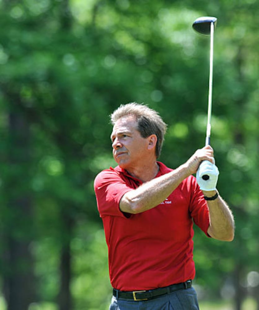 Saban, Spurrier tee it up at Chick-fil-A Bowl Challenge