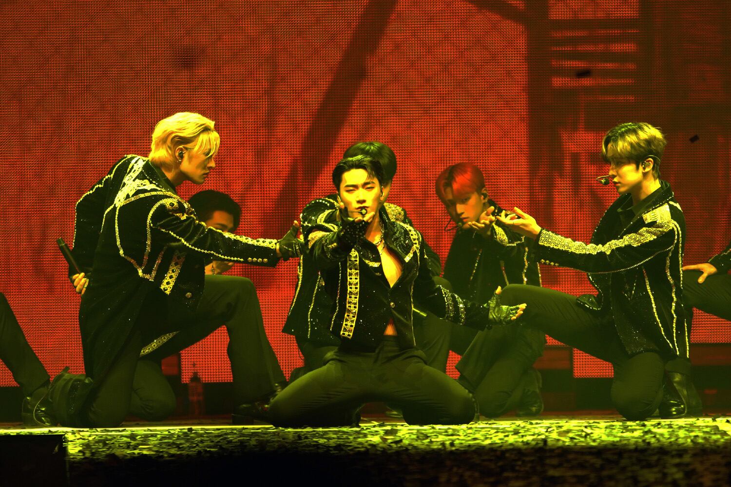 8-member Korean K-pop boy band ATEEZ energized State Farm Arena on Monday, November 21, 2022 on their The Fellowship:Break the Wall Tour. KQ FELLAZ opened the show.
Robb Cohen for the Atlanta Journal-Constitution