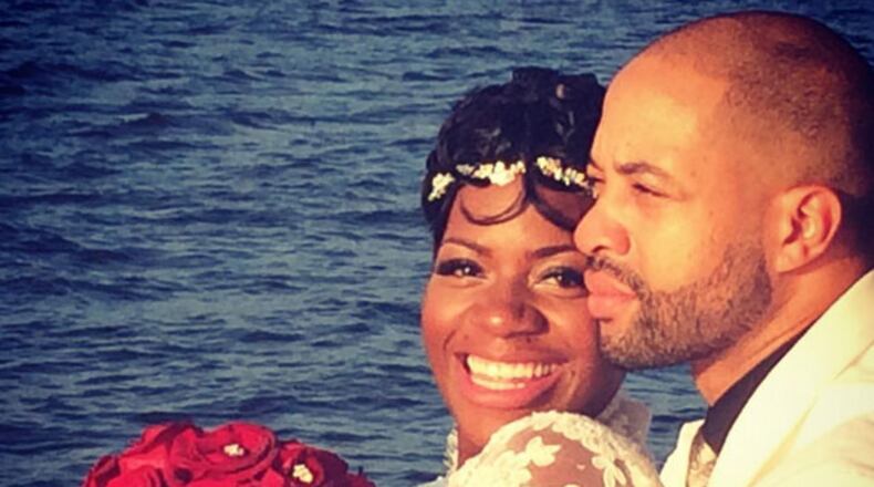 Fantasia with her new husband Kendall Taylor. CREDIT: Instagram