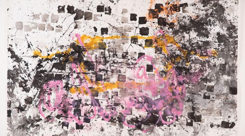 George Long, "Dibs," 2024, from the exhibit “Square One” at Marcia Wood Gallery through June 22.