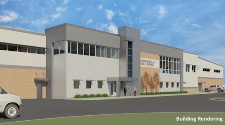 Lawrenceville moves ahead on multi-million dollar public works facility. Courtesy City of Lawrenceville