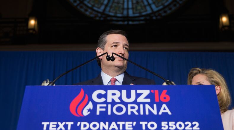 INDIANAPOLIS, IN - MAY 03: Republican presidential candidate Sen. Ted Cruz (R-TX) speaks during his election night watch party at the Crowne Plaza Downtown Union Station where he announced he was suspending his bid for the Republican presidential nomination on May 3, 2016 in Indianapolis, Indiana. (Photo by Scott Olson/Getty Images)