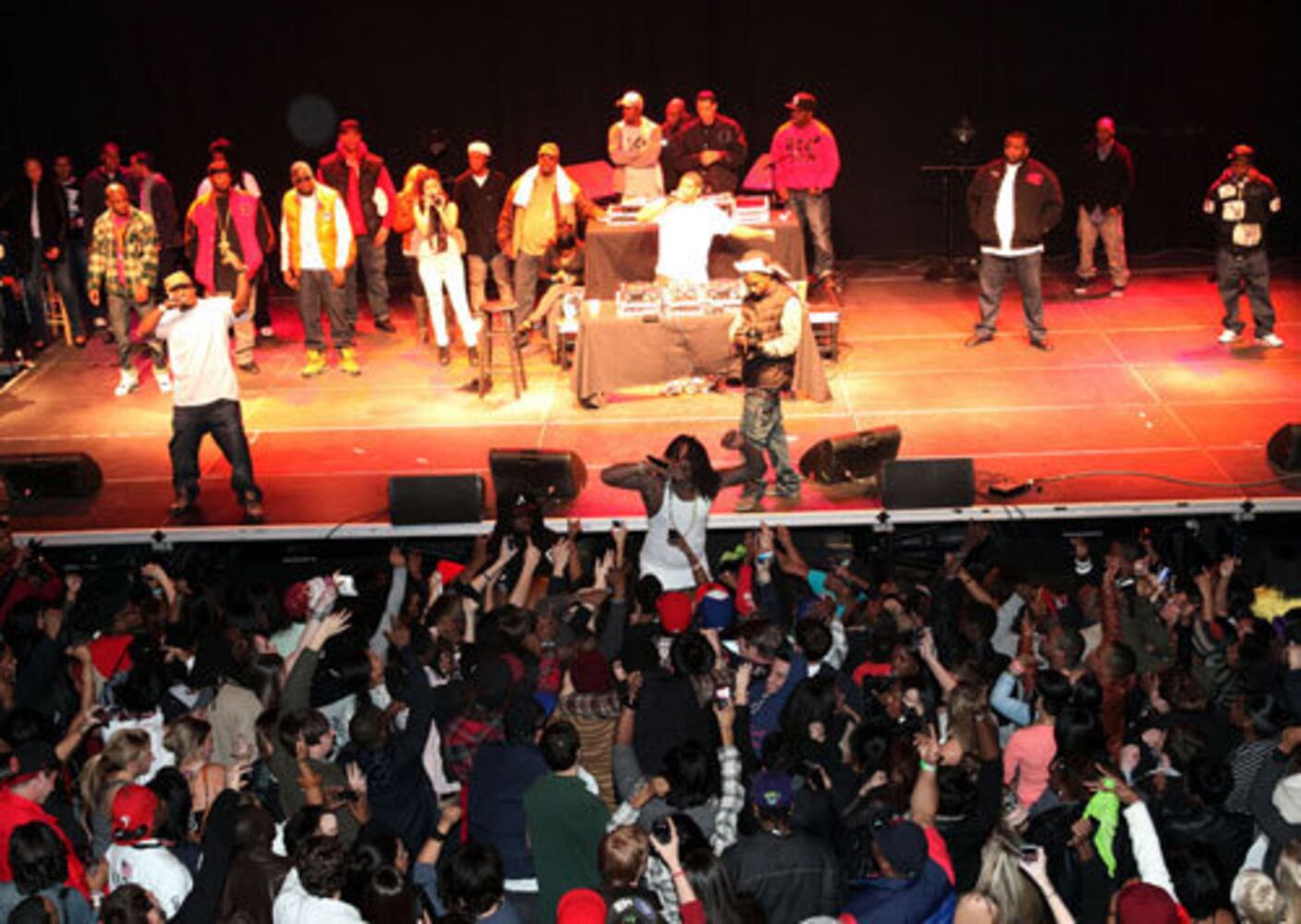 Waka Flocka Flame and Wale perform at the Tabernacle