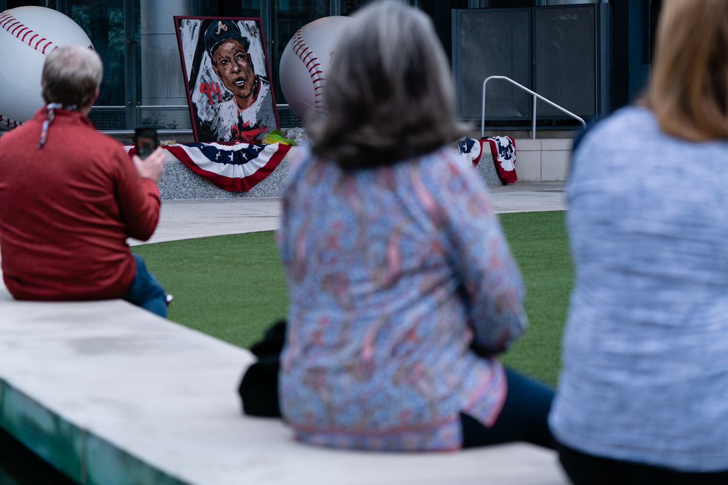 HANK AARON MEMORIAL SERVICE AT TRUIST PARK
