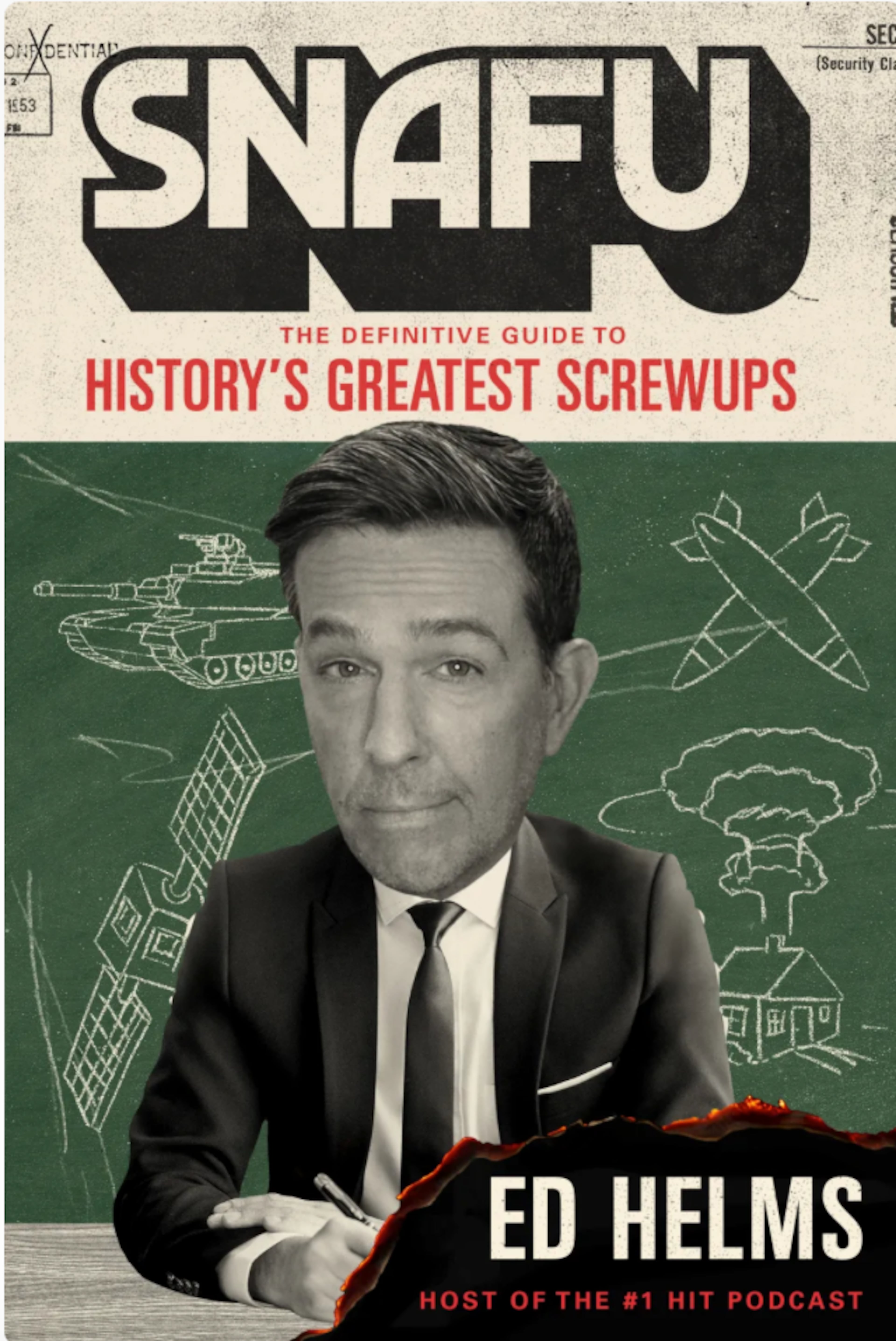 Ed Helms has authored his first book, "SNAFU," about history's biggest screwups. He's scheduled to have a book signing at the Tara Theatre in Atlanta on May 2, 2025. (Courtesy of GRAND CENTRAL)